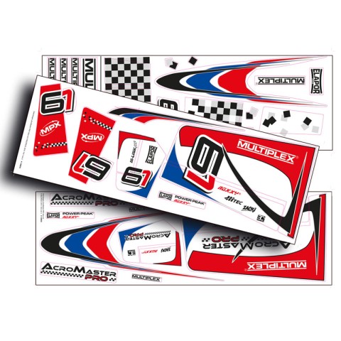 Stikkerset Rood Acromaster Pro Radio Ready -1-00856
