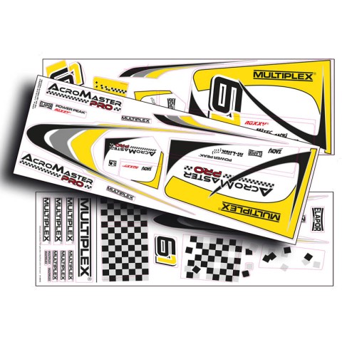 Stikkerset Geel Acromaster Pro Radio Ready -1-01012