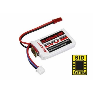 ROXXY EVO LiPo 2-450B 30C  BID-Chip; 3,4 Wh -1-00016