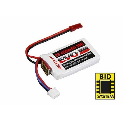 ROXXY EVO LiPo 2-450B 30C  BID-Chip; 3,4 Wh -1-00016