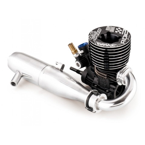 Speed B21 Adam Drake 2 Off-Road 3,5 cc nitro motor & Reso uitlaat Combo 