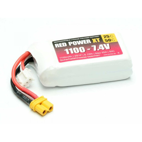 LiPo Accu 1100 - 7,4V XT60 Stekker -15410