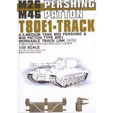 CHENILLES T80E1 POUR M26 PERSHING/PATTON AF35036