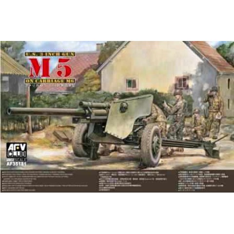 U.S. 3 inch gun M5 on carriage M6 AF35181