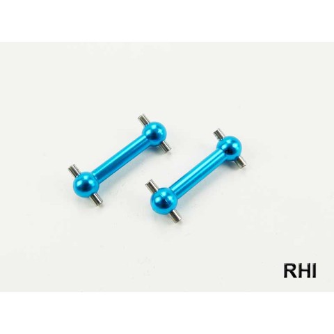 Aandrijfassen Voor/Achter Blauw Aluminium TT-02