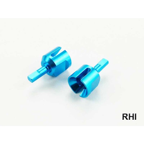 Diiferentieel As Meenemer Voor/Achter Blauw Aluminium TT-02