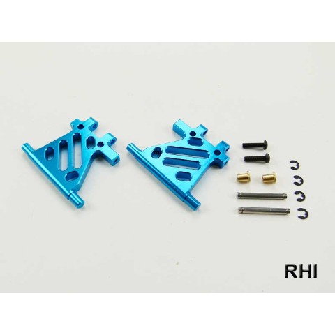 Draagarmen Achter/Onder Blauw Aluminium TT-02