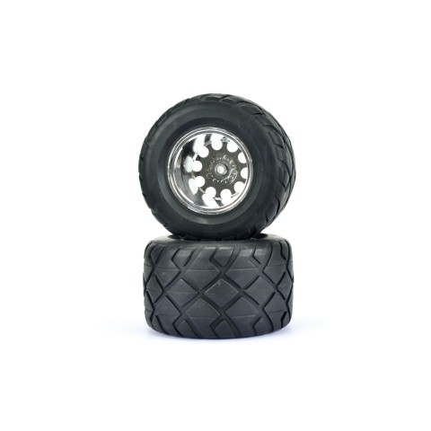 Onroad Banden & Velgen Front  1/10 Scale Truggy / Big Wheel
