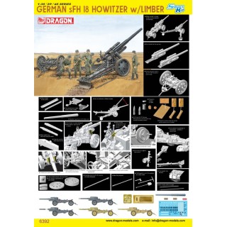 German sFH18 Howitzer w/Limber -6392