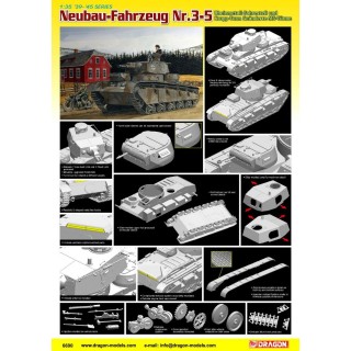 Neubau-Fahrzeug Nr.3-5, Rheinmetall-Fahrestell und Krupp-Turm Geanderte MG-Turme-6690