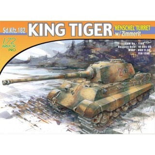 Sd.Kfz.182 Kingtiger Henschel Turret w/Zimmerit -7240