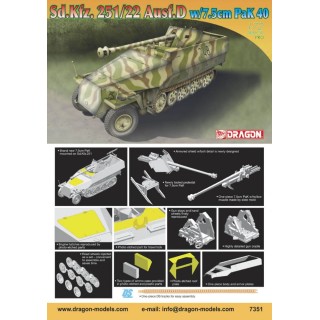Sd.Kfz.251/22 Ausf.D w/7.5cm PaK 40-7351