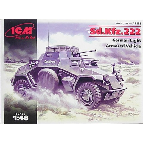 Sd.Kfz.222 German Light Armored Vehicle -48191