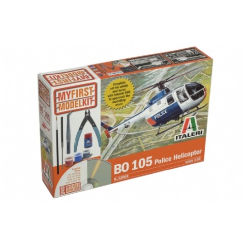 BO 105 Police Helicopter My First Model Kit-12003