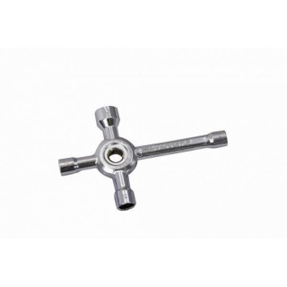 kruisleutel  Met  8, 9 , 10 en 12 mm Dop