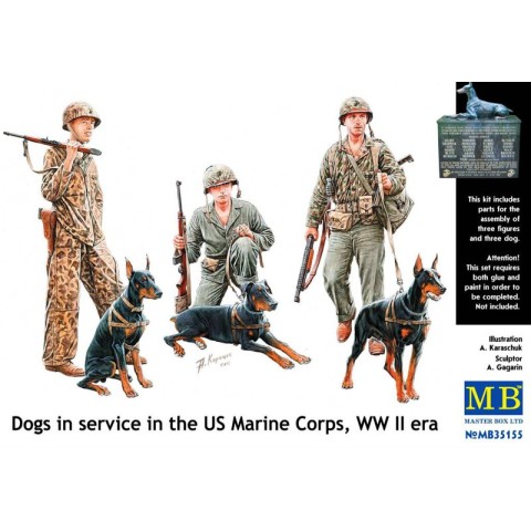 Dogs In Service In The US Marine Corps WW II