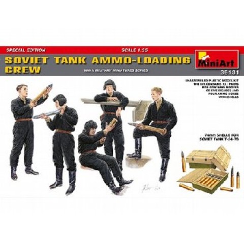 Soviet Tank Ammo Loading Crew Model Figures-35131