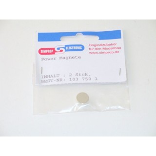 Power Magneten Rond 2 Pcs