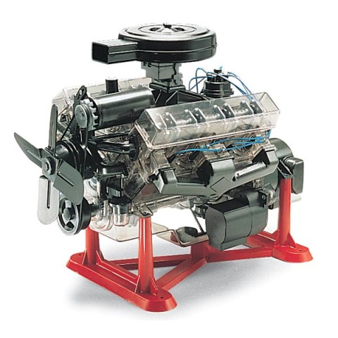 Visible V-8 Engine -85-8883