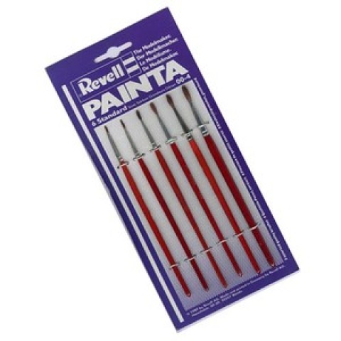 Penseeltjes Rond Assorti 6 pcs