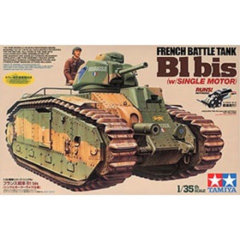 FRENCH BATTLE TANK B1 bis（w/SINGLE MOTOR）30058