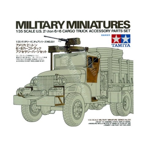 U.S. 2 1/2ton 6x6 Cargo Truck Accessory Parts Set 35231