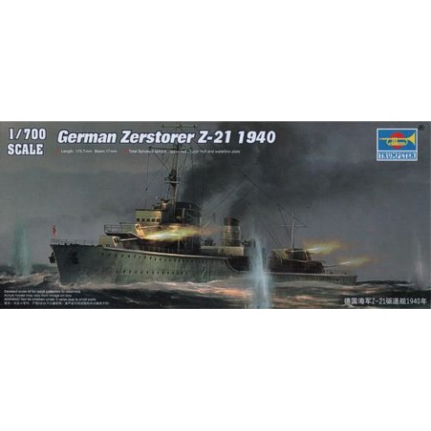 German Zerstorer Z-21 1940 -(05792)