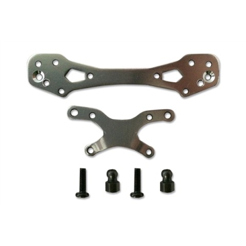 1/12 racer Allu shock tower   front+rear