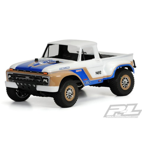 1966 FORD F-100 CLEAR BODY SLASH/4X4/SC10 -PR3408-00