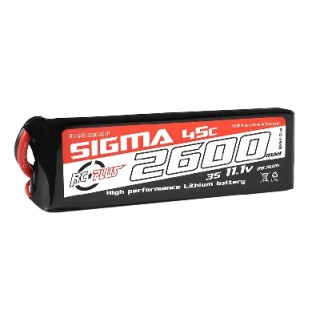 Sigma Lipo accu 11,1 Volt 2600 Mah XT60 -RC-G45-2600-3s1p
