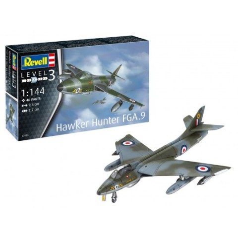 Hawker Hunter FGA.9 & Lijm & Verf & Penseeltje -63833