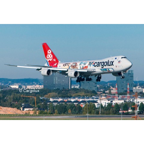 Limited Edition Boeing 747-8F Cargolux “Cutaway” -04949