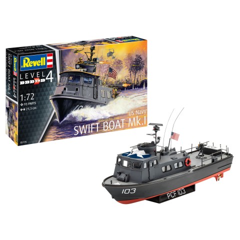 US Navy SWIFT BOAT Mk.I & Verf & Lijm & Penseeltje - 65176