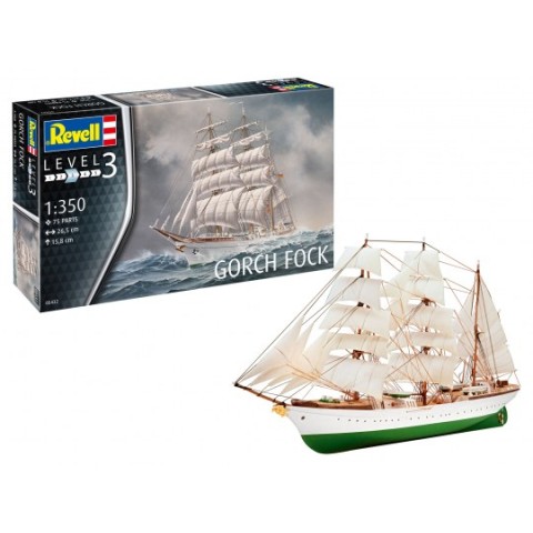 Model Set Gorch Fock & Lijm & Verf & Penseeltje -65432