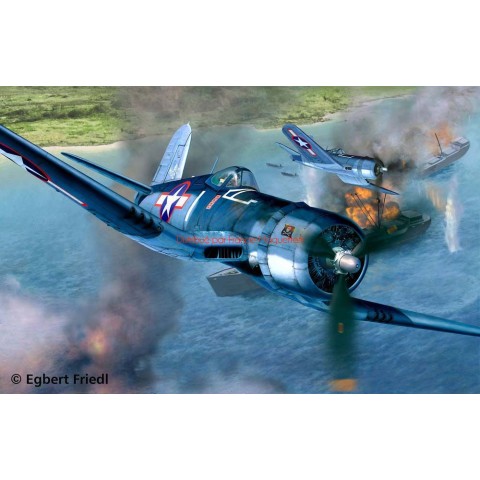 Vought F4U-1A Corsair & Verf & Lijm & Penseeltje -63955