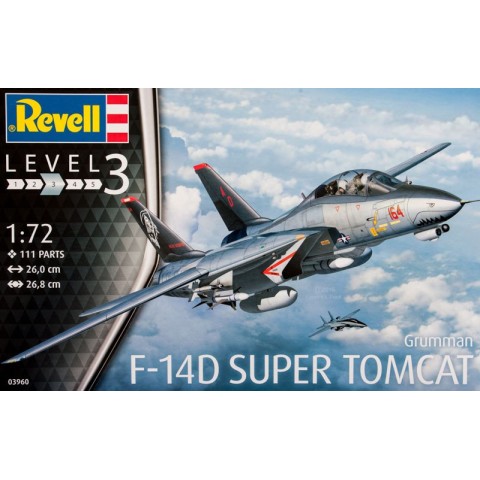 F-14D Super Tomcat & Verf & Lijm & Penseeltje -63960