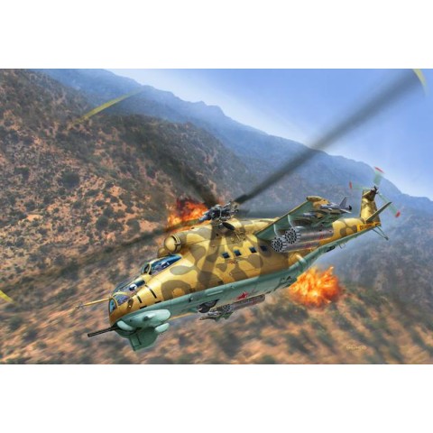 Mil Mi-24D Hind & Verf & Lijm & Penseel -64951