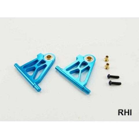 Draagarm (2) Blauw aluminium voor/onder Tamiya TT02 -800706