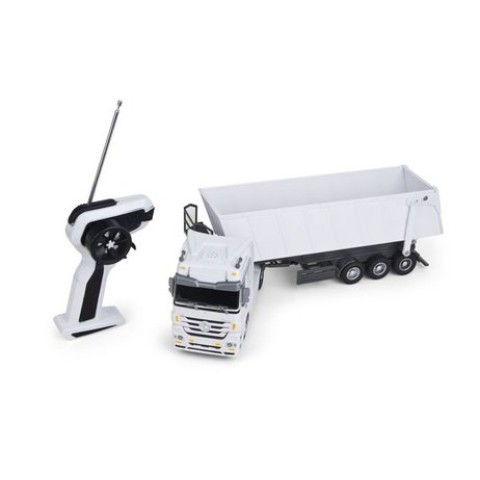 Mercedes-Benz Actros Kipwagen 1:32 Wit  2.4 GHz -50091