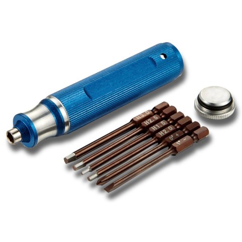 Inbussleutel set 7 delig  1-/0+/1,5/2,0/2,5/3,0mm -15057