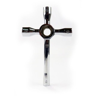 kruissleutel Glowplugsleutel Met  8, 9 , 10 en 12 mm Dop  -90022