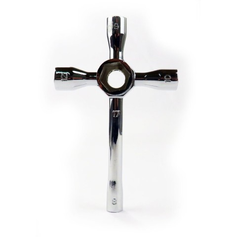 kruissleutel Glowplugsleutel Met  8, 9 , 10 en 12 mm Dop  -90022