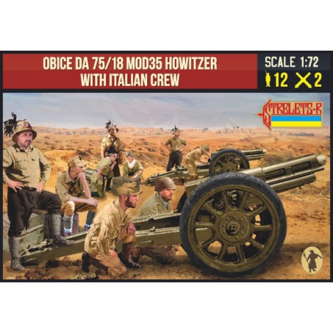 Obice da 75/18 Mod35 Howitzer & Italian Crew -282