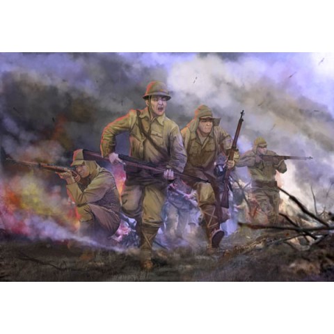 Imperial Japanese Army in Attack -M128