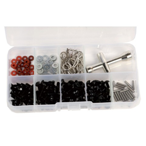 Assortiment schroeven M3 & Body Clips & O Ringen &  270 Stuks -T422556