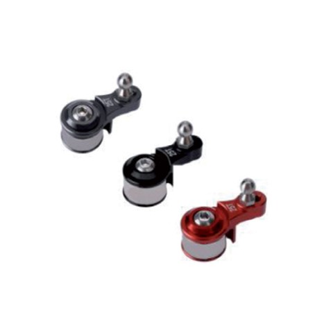 1/10 Servo Saver Aluminium Rood -T422584R