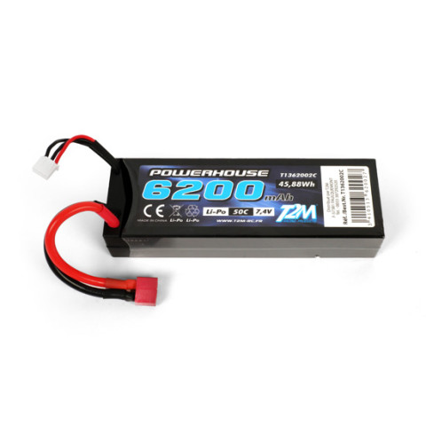 LiPo Accu 6200Mah 7,4Volt -T1362002C