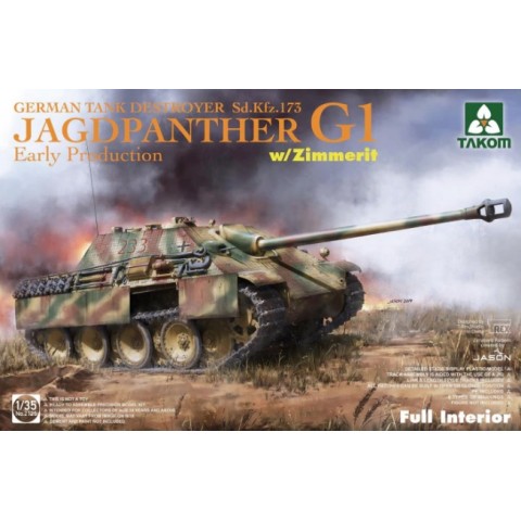 Jagdpanther G1 Early Production w/zimmerit & full interior -2125