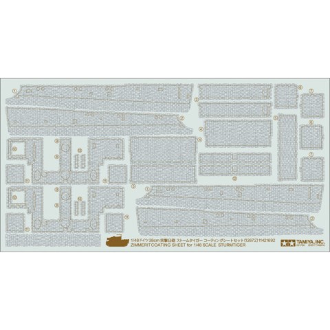 Zimmerit Sturmtiger 1/48 -12672
