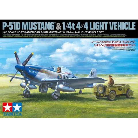 US P-51D Mustang & 4x4 Lt. Jeep -25205